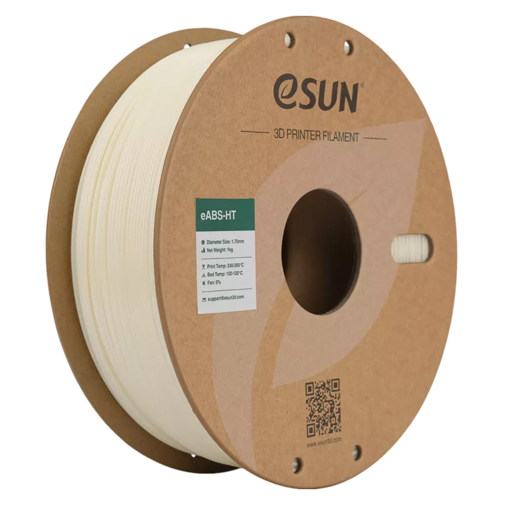 Пластик для 3D-принтера eSUN EABS-HT 1,75mm 1kg NATURAL (EABS-HT-P175N1) - фото 1 Пластик для 3D-принтера eSUN EABS-HT 1,75mm 1kg NATURAL (EABS-HT-P175N1) - фото 1