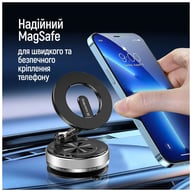 Універсальний автотримач ColorWay MagSafe 360° Black (CW-CHM21-BK) - фото 5
