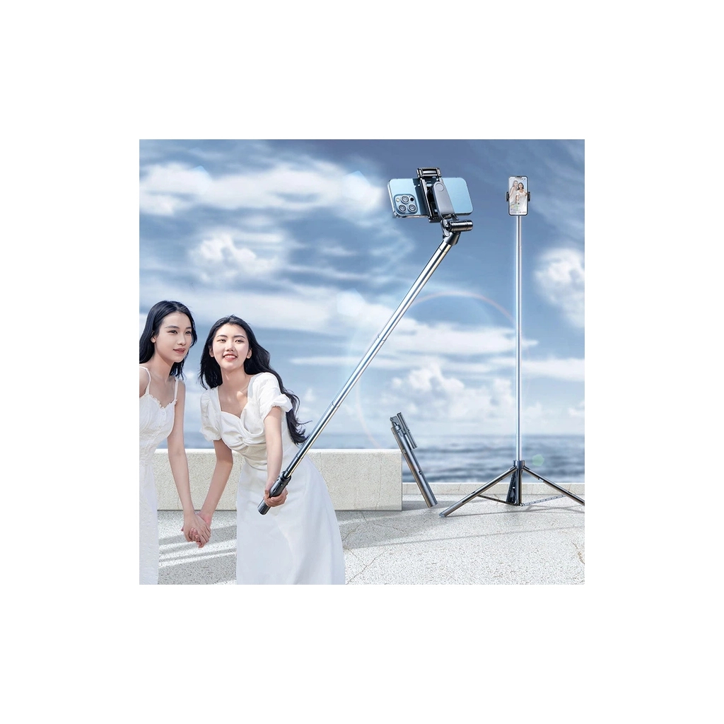 Монопод для селфі RTAKO трипод ZP220 Pro Ultra-Wide Angle Selfie Stick Black (6942063213376) - фото 3 Монопод для селфі RTAKO трипод ZP220 Pro Ultra-Wide Angle Selfie Stick Black (6942063213376) - фото 3