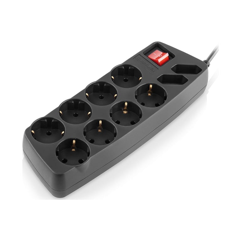 Мережевий фільтр живлення REAL-EL RS-Protect 505, 5m, black (EL122300046) - фото 2