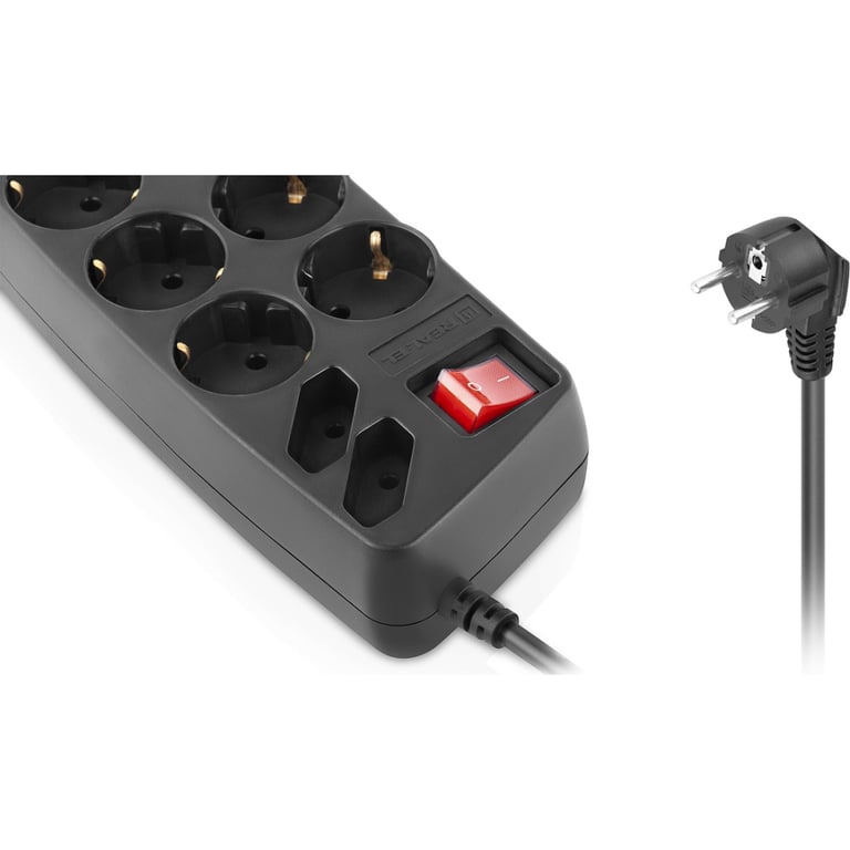 Мережевий фільтр живлення REAL-EL RS-Protect 505, 5m, black (EL122300046) - фото 3