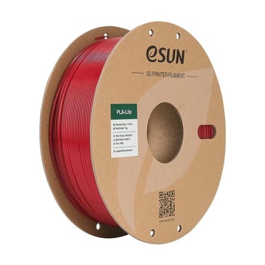 Пластик для 3D-принтера eSUN ePLA-LITE 1,75mm 1kg Red Fire Engine (EPLA-LITE-P175FR1) - фото 1