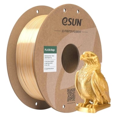 Пластик для 3D-принтера eSUN ePLA-Silk Magic 1кг, 1.75мм, Gold Silver (EPLA-SILKMAGIC-P175JS1) - фото 1