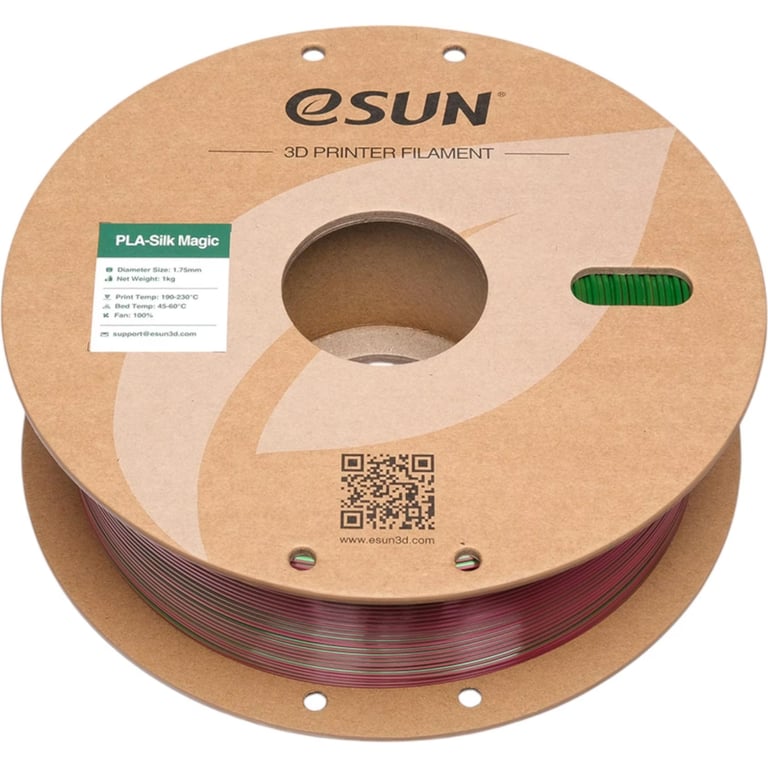 Пластик для 3D-принтера eSUN ePLA-Silk Magic 1кг, 1.75мм, Red Green (EPLA-SILKMAGIC-P175RG1) - фото 3