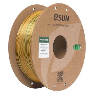Пластик для 3D-принтера eSUN ePLA-Silk Mystic 1.75мм 1kg GoldGreenBlack (EPLA-SILKMYSTIC-P175JGB1) - фото 1