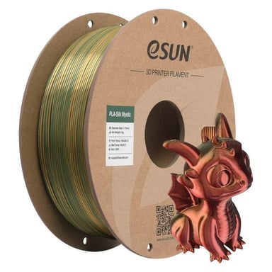 Пластик для 3D-принтера eSUN ePLA-Silk Mystic 1.75мм 1kg GoldRedGreen (EPLA-SILKMYSTIC-P175JRG1) - фото 1