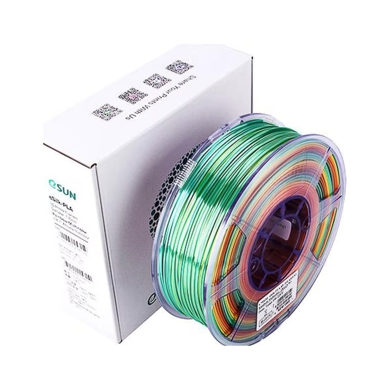 Пластик для 3D-принтера eSUN ePLA-Silk 1,75mm 1kg RAINBOW (EPLA-SILK175RB1) - фото 2