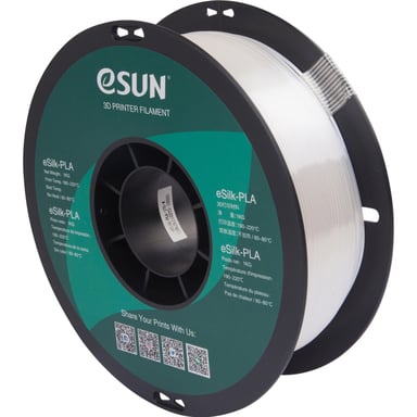 Пластик для 3D-принтера eSUN ePLA-Silk 1,75mm 1kg WHITE (EPLA-SILK-P175W1) - фото 1