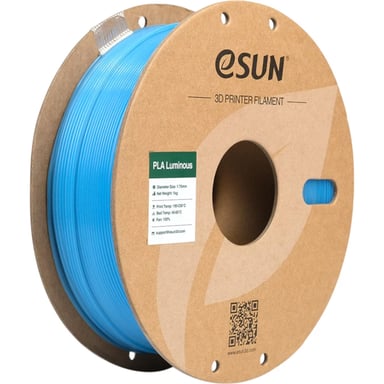 Пластик для 3D-принтера eSUN PLA- Luminous 1.75мм 1kg BLUE (PLA-P175LU1) - фото 1