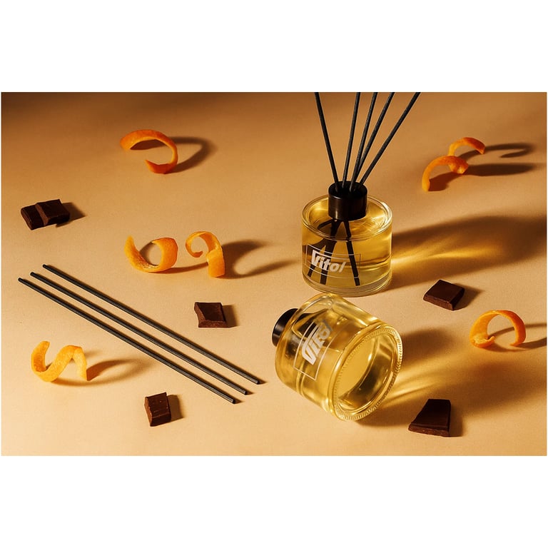 Ароматизатор для автомобіля VITOL Home Sticks Orangettes au Chocolat 130 мл (VHS05) - фото 9