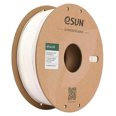 Пластик для 3D-принтера eSUN PLA LW 1,75mm 1kg WHITE (PLA-LW175W1P1) - фото 1