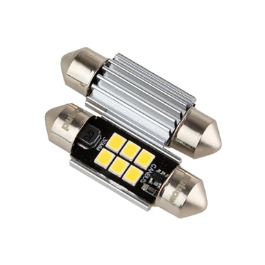 Автолампа PULSO LED C5W/36мм/CANBUS/9SMD-2835/12v/2,9W/315lm White (LP-36C5W) - фото 1