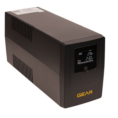 Пристрій безперебійного живлення GEAR GU-1000PLCD - фото 1