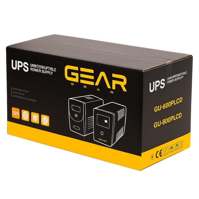 Пристрій безперебійного живлення GEAR GU-800PL - фото 5