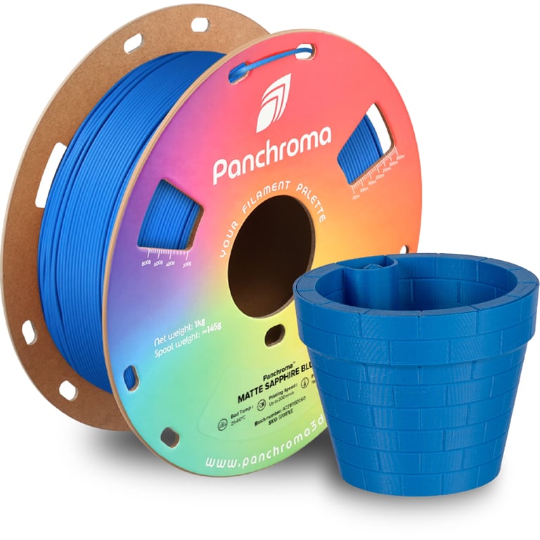 Пластик для 3D-принтера Polymaker PLA PANCHROMA MATTE 1,75mm 1kg SAPPHIRE BLUE (CA04038) - фото 4