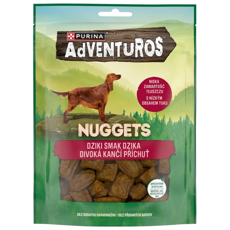 Ласощі для собак Purina AdVENTuROS Шматочки зі смаком дикого кабана 90 г (7613035516458) - фото 2