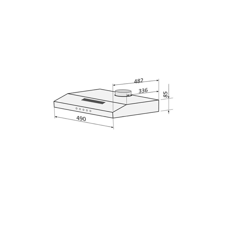 Витяжка кухонна DAHATI CH-500W - фото 3