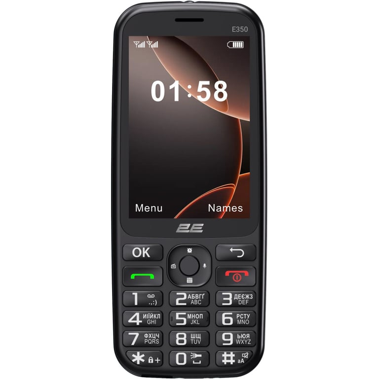 Мобільний телефон 2E E350 Black (694743656879) - фото 2