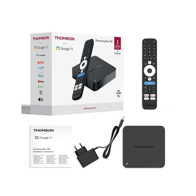 Медіаплеєр THOMSON Google TV 245 (4K) (248644) - фото 10