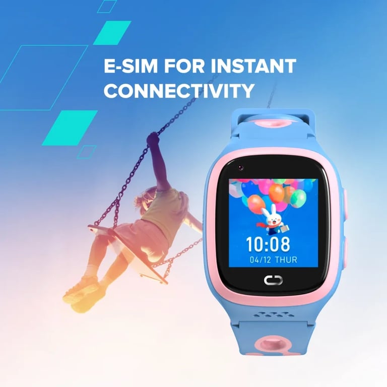 Смарт-годинник Canyon ZEFIR KW-49 E-SIM 4G GPS Blue Дитячий смарт-годинник (CNE-KW49BL) - фото 8