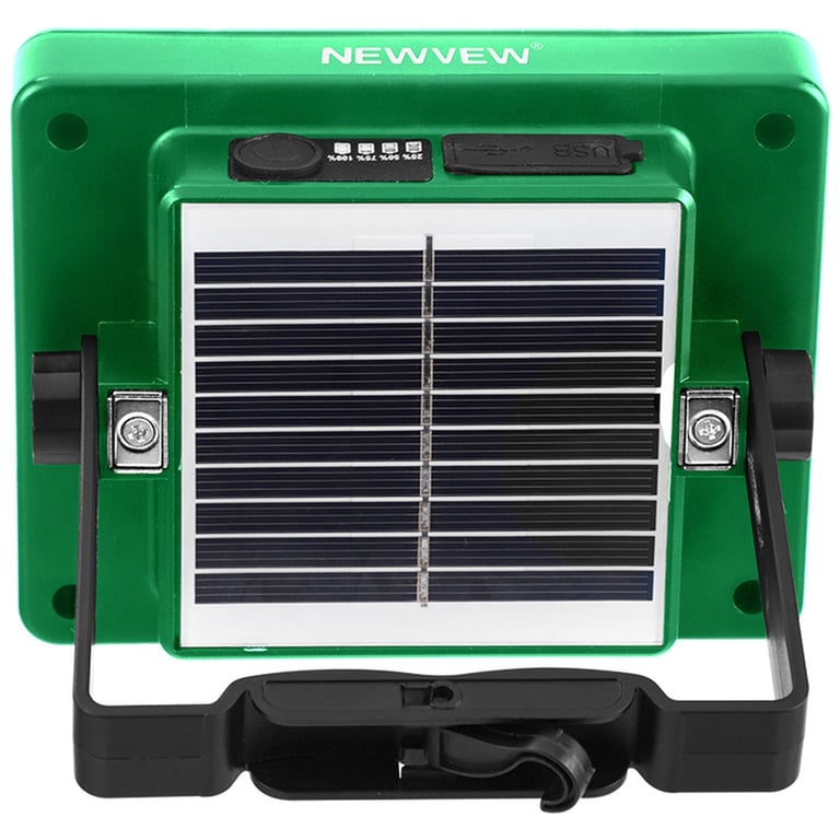 Ліхтар NEWVEW NV-S8 50W Solar Panel 1500mAh Green (NWVW-NV-S8-GN) - фото 2