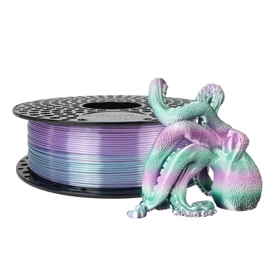 Пластик для 3D-принтера AzureFilm PLA SILK 1,75mm 1kg Rainbow Aurora (FL171-6145) - фото 1
