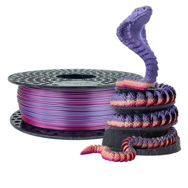 Пластик для 3D-принтера AzureFilm PLA SILK 1,75mm 1kg Rainbow Candy (FL171-3461) - фото 1