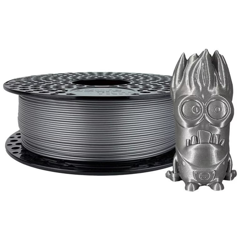 Пластик для 3D-принтера AzureFilm PLA SILK 1,75mm 1kg Silver (FL171-9007) - фото 1