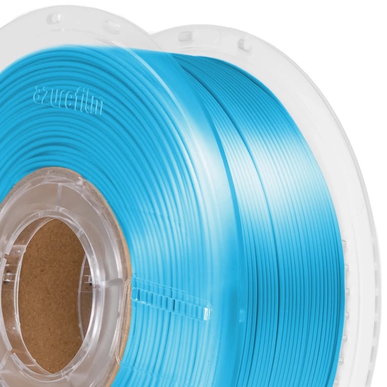 Пластик для 3D-принтера AzureFilm PLA SILK 1,75mm 1kg Sky Blue (FL171-5015) - фото 2