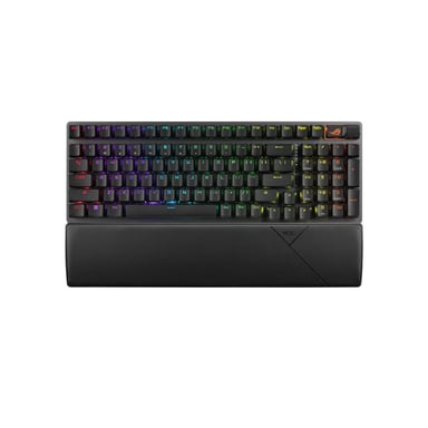 Клавіатура ASUS ROG Strix Scope II X NX Snow V2 ABS USB UA Black (90MP037A-BKMA00) - фото 1