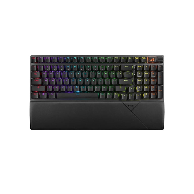 Клавіатура ASUS ROG Strix Scope II X NX Snow V2 ABS USB UA Black (90MP037A-BKMA00) - фото 1