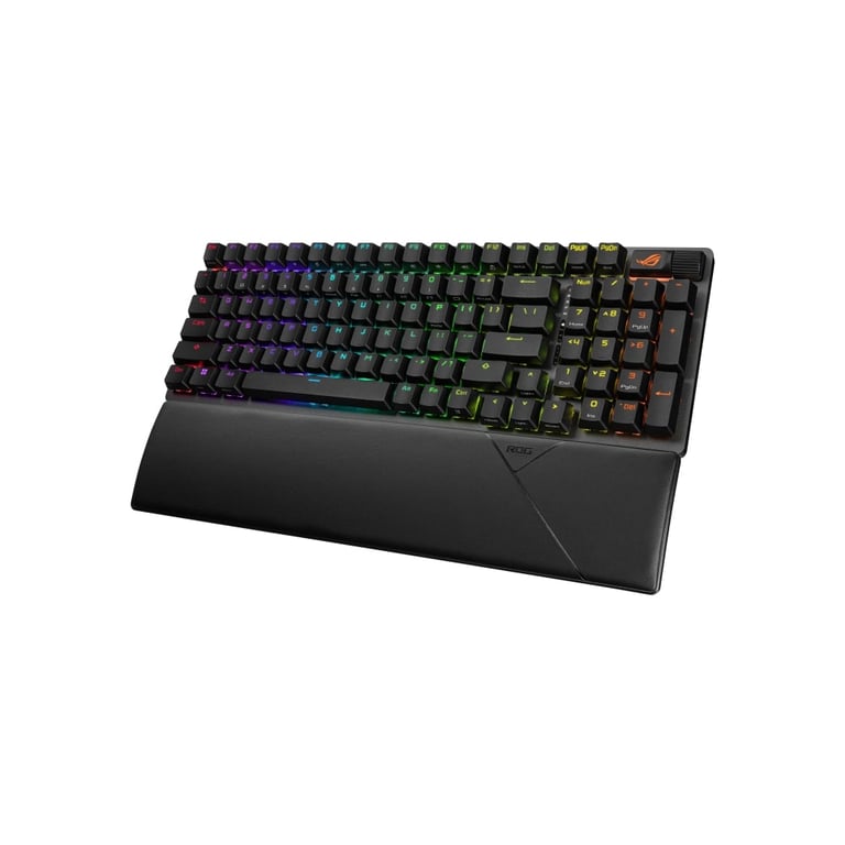 Клавіатура ASUS ROG Strix Scope II X NX Snow V2 ABS USB UA Black (90MP037A-BKMA00) - фото 2