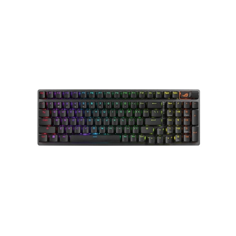 Клавіатура ASUS ROG Strix Scope II X NX Snow V2 ABS USB UA Black (90MP037A-BKMA00) - фото 4