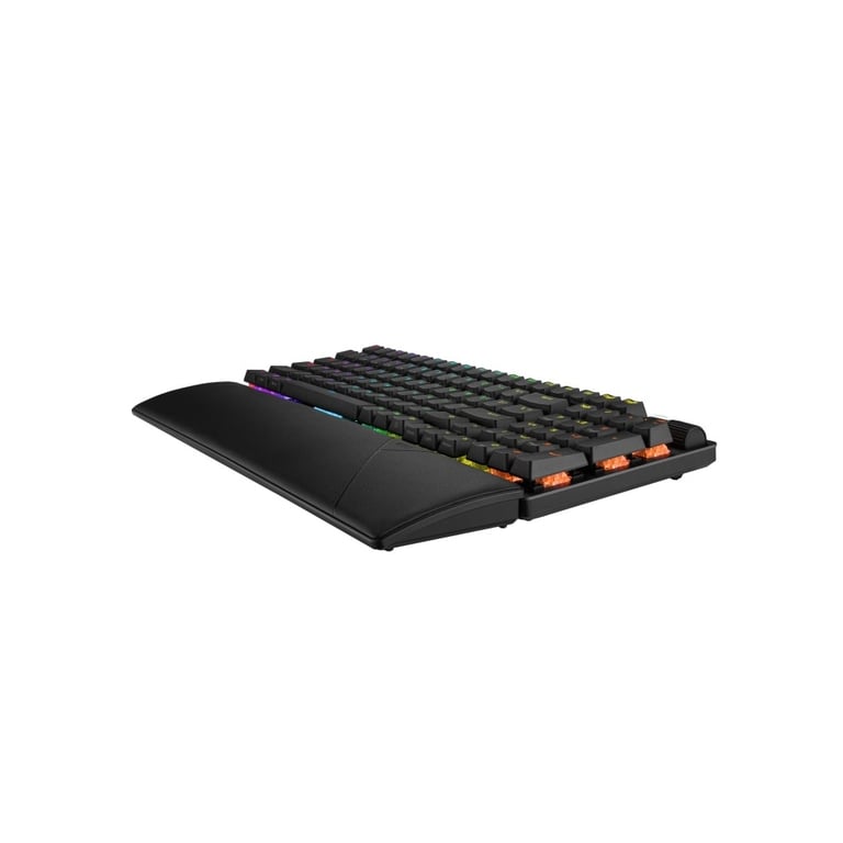Клавіатура ASUS ROG Strix Scope II X NX Snow V2 ABS USB UA Black (90MP037A-BKMA00) - фото 8