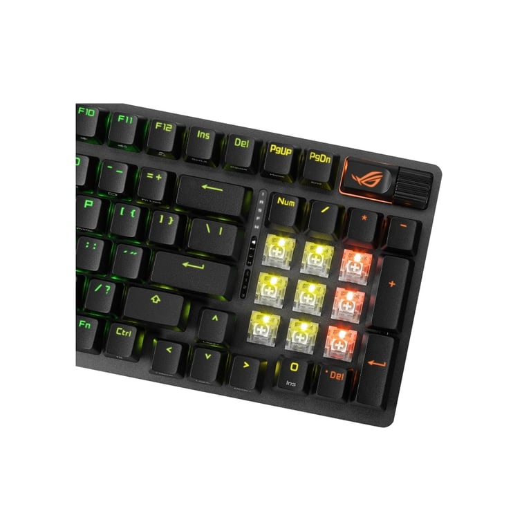 Клавіатура ASUS ROG Strix Scope II X NX Snow V2 ABS USB UA Black (90MP037A-BKMA00) - фото 9