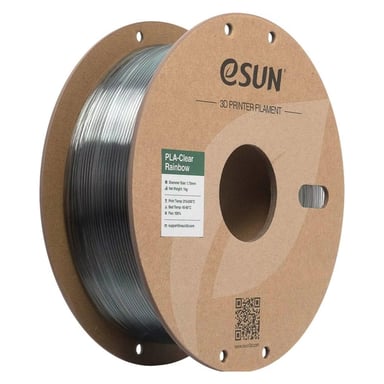 Пластик для 3D-принтера eSUN PLA Clear Rainbow 1,75mm 1kg PURPLE BLUE GREY (PLA-CLRB175RB-ZUH1P1) - фото 1
