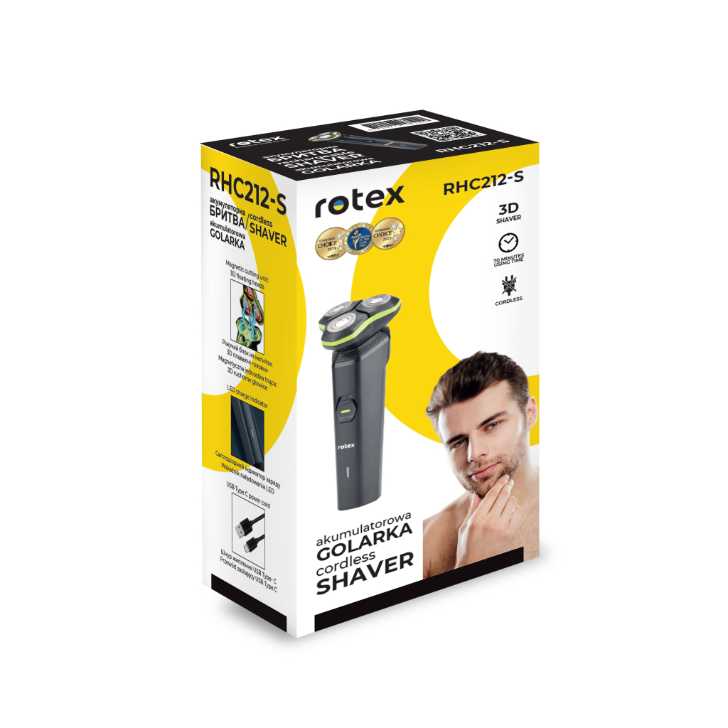 Електробритва Rotex RHC212-S - фото 9 Електробритва Rotex RHC212-S - фото 9