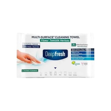 Серветки для прибирання Deep Fresh Multi-Surface Cleaning Wipes Універсальні 10 шт. (8681554633702) - фото 1