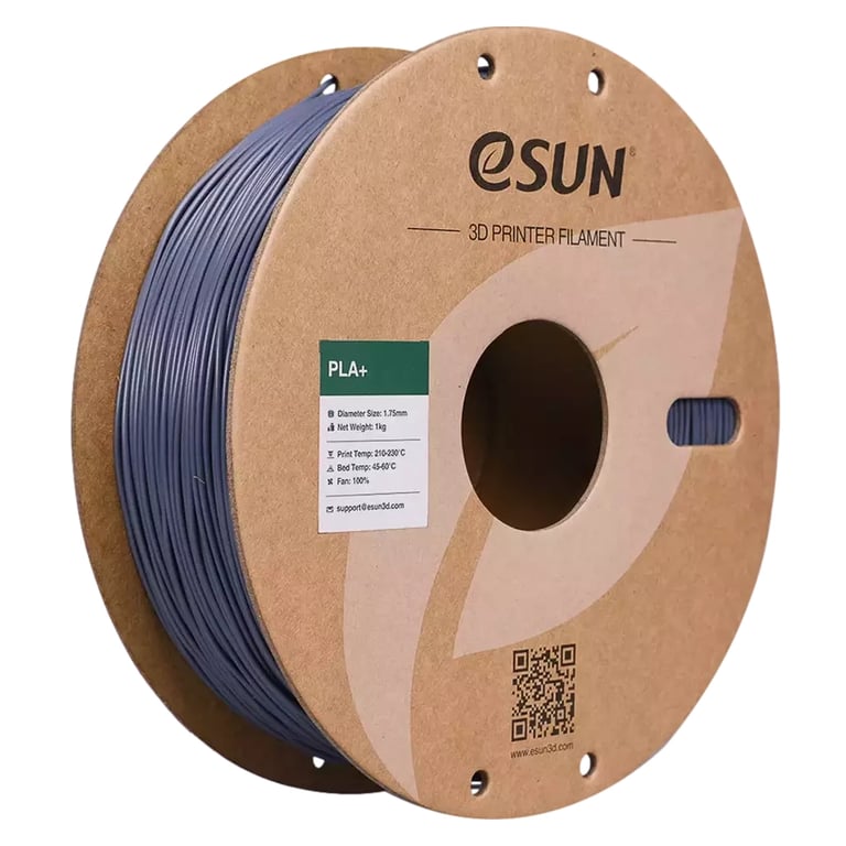 Пластик для 3D-принтера eSUN PLA+ 1.75мм, 5кг, Grey (PLA+175H5)