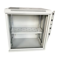 Шафа настінна Gear4 15U 19" 600x600x750 мм, PREMIUM, + полка 19", grey (GWMSN-15U-600-600G) - фото 2