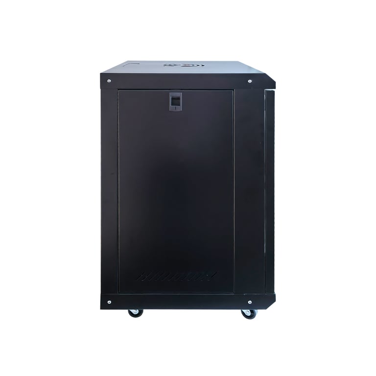 Шафа настінна GEAR 15U 19" 600x600x750 мм, + полка 19", black (GWMSN-15U-600-600) - фото 5