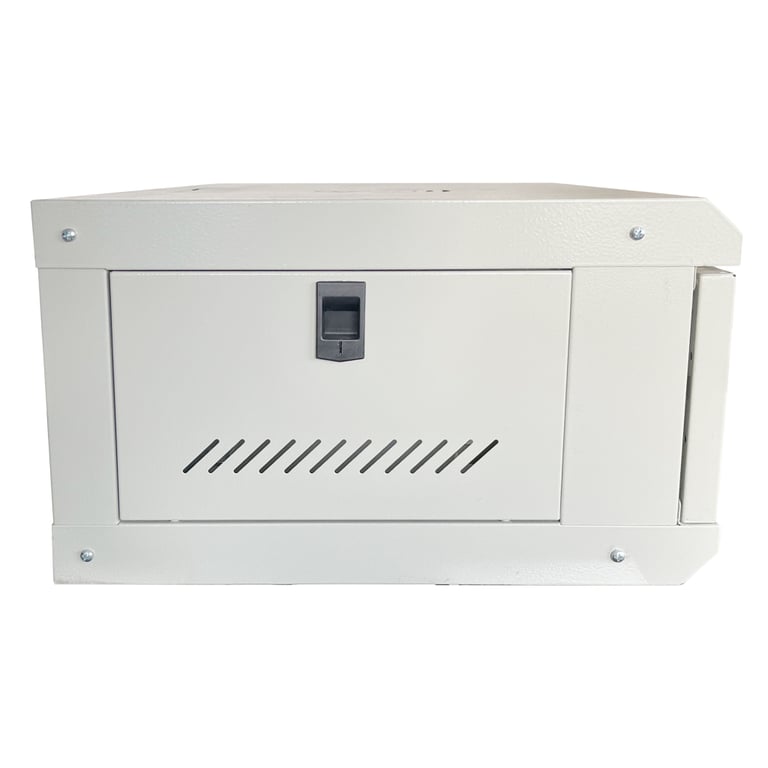 Шафа настінна GEAR 4U 19" 600x600x240 мм, + полка 19", grey (GWMSN-4U-600-600G) - фото 2