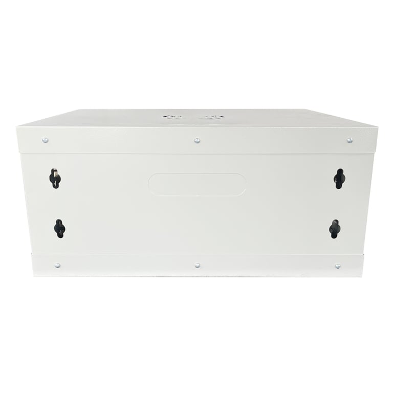 Шафа настінна GEAR 4U 19" 600x600x240 мм, + полка 19", grey (GWMSN-4U-600-600G) - фото 3