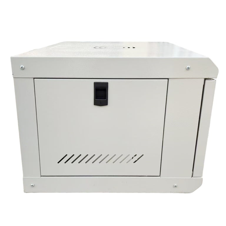 Шафа настінна GEAR 6U 19" 600x450x350 мм, + полка 19", grey (GWMSN-6U-600-450G) - фото 5