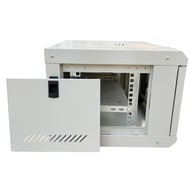 Шафа настінна GEAR 6U 19" 600x600x300 мм, + полка 19", grey (GWMSN-6U-600-600G) - фото 3