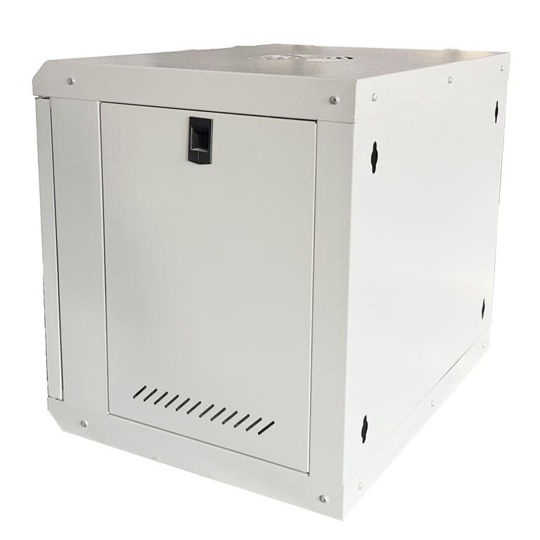 Шафа настінна GEAR 9U 19" 600x450x500 мм, + полка 19", grey (GWMSN-9U-600-450G) - фото 4