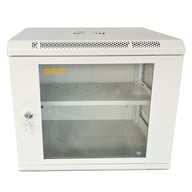 Шафа настінна GEAR 9U 19" 600x600x450 мм, + полка 19", grey (GWMSN-9U-600-600G) - фото 1