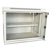 Шафа настінна GEAR 9U 19" 600x600x450 мм, + полка 19", grey (GWMSN-9U-600-600G) - фото 3