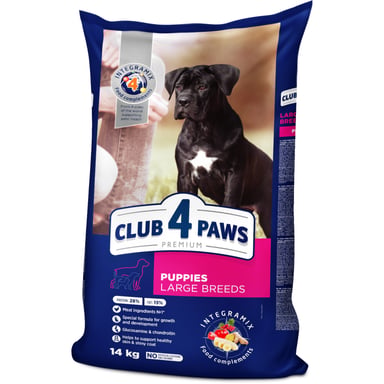 Сухий корм для собак Club 4 Paws Premium для цуценят великих порід зі смаком курки 14 кг (4820083909689) - фото 1