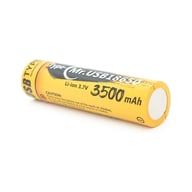 Акумулятор 18650 3500mah (3400-3500mah), 3.7V(2.7-4.2V), Type-C, 72*18.6mm, Yellow Liitokala (USB-18-T35) - фото 3